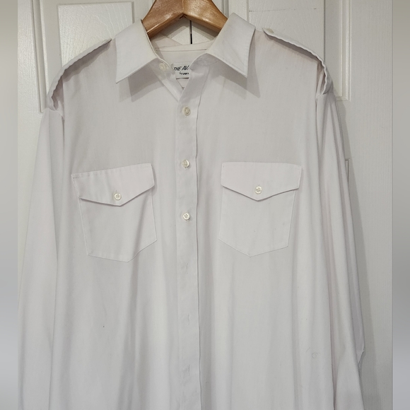 The Aviator by Van Heusen white shirt 18 1/2. 34/35 - Picture 8 of 13